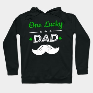 One Lucky Dad Vintage St Patrick Day Gift Hoodie